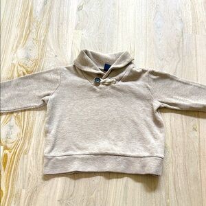 Baby GAP Beige Toddler Sweater with Shawl Collar